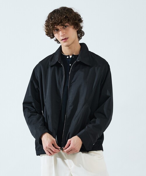 ABAHOUSE（アバハウス）の「COTTON NYLON ダブルジップブルゾン / オーバーサイズ（ブルゾン・メンズ・ブラック/ブラウン・46/48）」の22枚目の写真