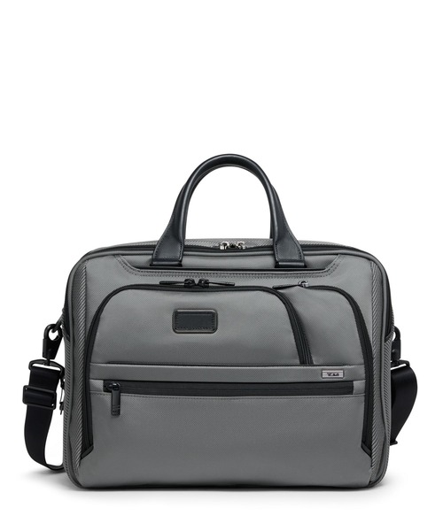 TUMI(トゥミ)の「TUMI ALPHA(アルファ) ミディアム・15インチ・エクスパンダブル・ブリーフケース(A4/PC15インチまで対応)(ビジネスバッグ・メンズ・シルバーグレー・FREE)」の5枚目の写真