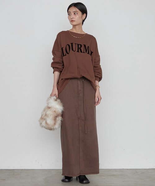 LOUNGEDRESS（ラウンジドレス）の「《WEB限定/再登場/累計販売数2.5万枚》2WAYロゴプルオーバー（スウェット・レディース・ブラウン/カーキ/グリーン・FREE）」の7枚目の写真