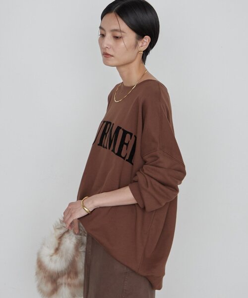 LOUNGEDRESS（ラウンジドレス）の「《WEB限定/再登場/累計販売数2.5万枚》2WAYロゴプルオーバー（スウェット・レディース・ブラウン/カーキ/グリーン・FREE）」の14枚目の写真