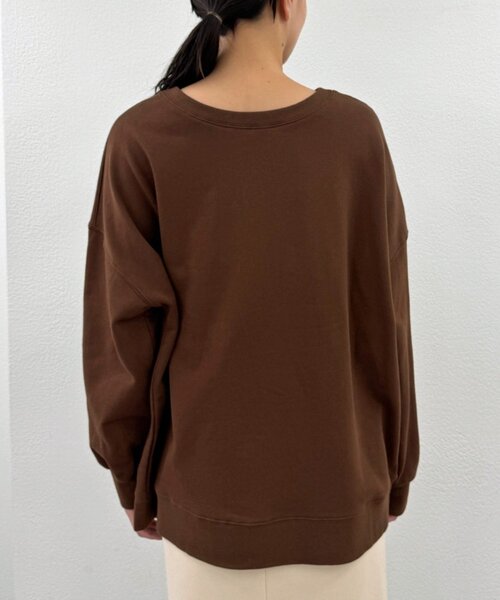 LOUNGEDRESS（ラウンジドレス）の「《WEB限定/再登場/累計販売数2.5万枚》2WAYロゴプルオーバー（スウェット・レディース・ブラウン/カーキ/グリーン・FREE）」の19枚目の写真