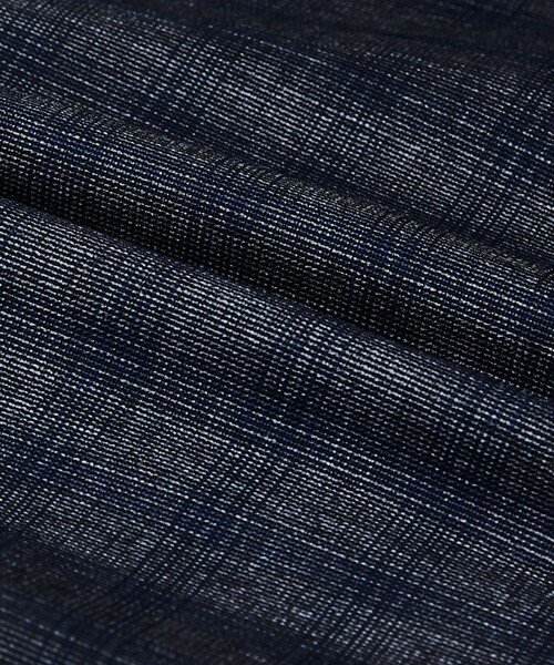 UNITED TOKYO（ユナイテッドトウキョウ）の「【数量限定】CUBA CHECK ハリントンブルゾン　｜通気性/防臭/ムレ防止/ドライタッチ（ブルゾン・メンズ・ネイビー/ブラウン・1/2）」の13枚目の写真