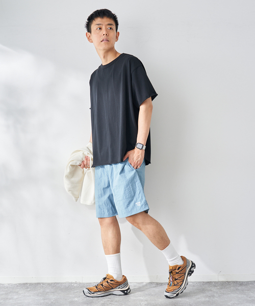 B.C STOCK(ベーセーストック)の「ブロックパネルTシャツ(Tシャツ/カットソー・メンズ・ブラック/ホワイト・MEDIUM/LARGE)」の4枚目の写真