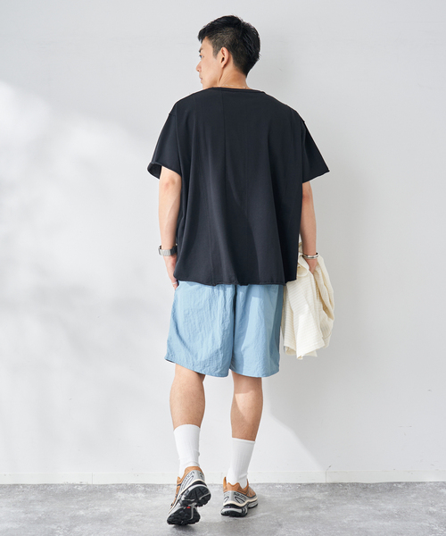 B.C STOCK(ベーセーストック)の「ブロックパネルTシャツ(Tシャツ/カットソー・メンズ・ブラック/ホワイト・MEDIUM/LARGE)」の5枚目の写真