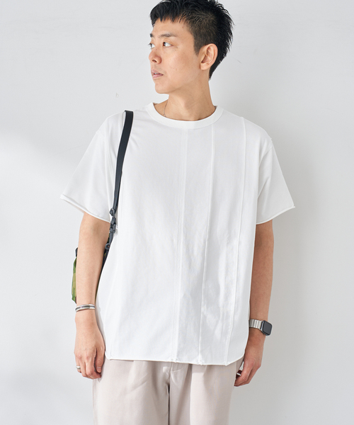 B.C STOCK(ベーセーストック)の「ブロックパネルTシャツ(Tシャツ/カットソー・メンズ・ブラック/ホワイト・MEDIUM/LARGE)」の16枚目の写真