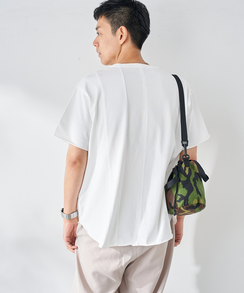 B.C STOCK(ベーセーストック)の「ブロックパネルTシャツ(Tシャツ/カットソー・メンズ・ブラック/ホワイト・MEDIUM/LARGE)」の17枚目の写真