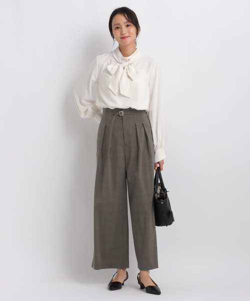 Andemiu(アンデミュウ)の「フロントベルトチェックパンツ/1049202(その他パンツ・レディース・ブラウン/グレー・SMALL/MEDIUM)」の18枚目の写真