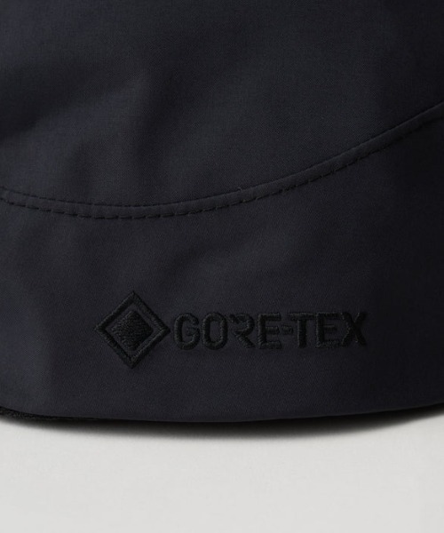 WHITE MOUNTAINEERING（ホワイトマウンテニアリング）の「White Mountaineering/ホワイトマウンテニアリング GORE-TEX CAP ゴアテックス キャップ 防風 透湿 耐久防水 パッカブル アウトドア メンズ レディース 2026年 秋 秋服 冬 冬服（キャップ・メンズ・ブラック・FREE）」の3枚目の写真