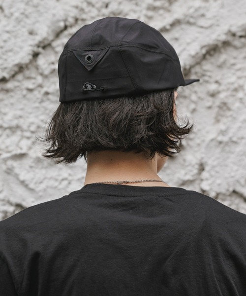 WHITE MOUNTAINEERING（ホワイトマウンテニアリング）の「White Mountaineering/ホワイトマウンテニアリング GORE-TEX CAP ゴアテックス キャップ 防風 透湿 耐久防水 パッカブル アウトドア メンズ レディース 2026年 秋 秋服 冬 冬服（キャップ・メンズ・ブラック・FREE）」の7枚目の写真