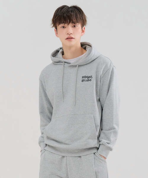 CHASECULT(チェイスカルト)の「ユニセックス グラフィティ フードTシャツ-FERU5116B0B(パーカー・レディース・ライトグレー・100/105/110/90/95)」の2枚目の写真