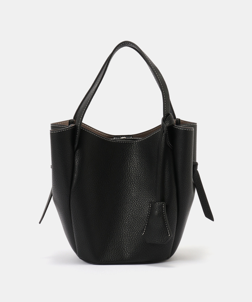 cache cache(カシュ カシュ)の「cache cache / カシュカシュ basket mini tote(トートバッグ・レディース・ブラック/ベージュ系その他/ウッド・FREE)」の14枚目の写真