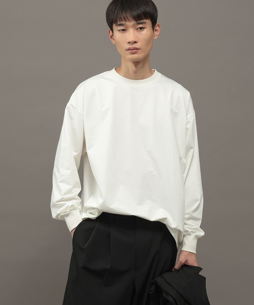 LAKOLE（ラコレ）の「TECHスムース長袖T / 1057821（Tシャツ/カットソー・メンズ・グレー/ホワイト/ネイビー・X-LARGE/MEDIUM/LARGE）」の2枚目の写真