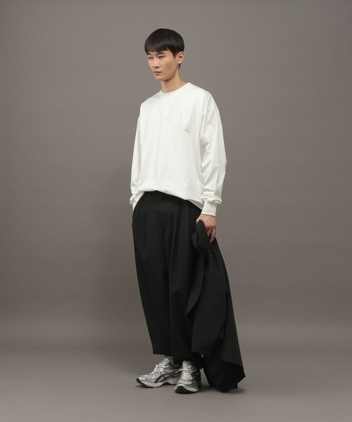 LAKOLE（ラコレ）の「TECHスムース長袖T / 1057821（Tシャツ/カットソー・メンズ・グレー/ホワイト/ネイビー・X-LARGE/MEDIUM/LARGE）」の9枚目の写真