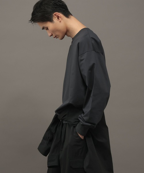 LAKOLE（ラコレ）の「TECHスムース長袖T / 1057821（Tシャツ/カットソー・メンズ・グレー/ホワイト/ネイビー・X-LARGE/MEDIUM/LARGE）」の15枚目の写真