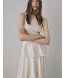 celon（セロン）の「satin frilly tiered long skirt（スカート）」