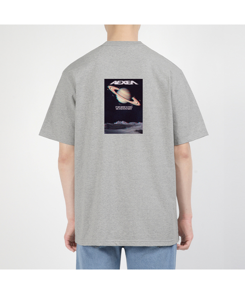 AEXEA(アクシー)の「不時着 半袖Tシャツ E04BRD_ABX10203(Tシャツ/カットソー・メンズ・グレー系その他/ブルー/ホワイト/ブラック・L/M/XL/S)」の1枚目の写真