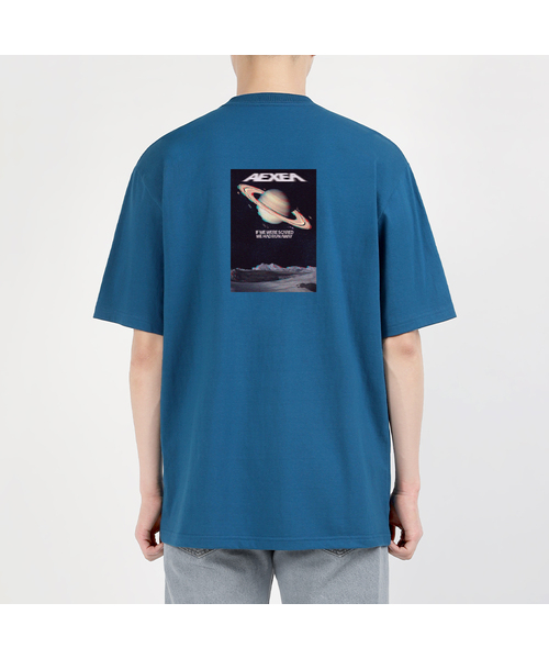 AEXEA(アクシー)の「不時着 半袖Tシャツ E04BRD_ABX10203(Tシャツ/カットソー・メンズ・グレー系その他/ブルー/ホワイト/ブラック・L/M/XL/S)」の4枚目の写真