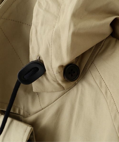 MARGARET HOWELL(マーガレットハウエル)の「HIGHDENSE COTTON TWILL COATING(ブルゾン・レディース・ベージュ/スモークグレー・2/1)」の11枚目の写真