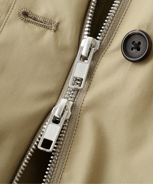 MARGARET HOWELL(マーガレットハウエル)の「HIGHDENSE COTTON TWILL COATING(ブルゾン・レディース・ベージュ/スモークグレー・2/1)」の14枚目の写真