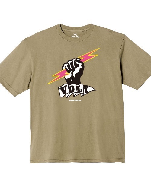 NOBOUND(ノーバウンド)の「NOBOUND(ノーバウンド) 半袖Tシャツ ロゴ イラスト プリント ビッグシルエット トップス カットソー ストリート レディース(Tシャツ/カットソー・レディース・ホワイト/ブラック/ダルブルー系/カーキ系・S)」の4枚目の写真