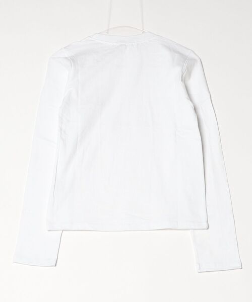 MUCENT(ムセント)の「A'GEM/9 × .kom 『MUCENT/ムセント』 MIOVE CAMO SIGNATURE LOGO LONG SLEEVE TEE/MIOVE カモロゴ長袖Tシャツ(Tシャツ/カットソー・レディース・ホワイト/ブラック×ピンク/ホワイト×ピンク/ブラック・FREE)」の17枚目の写真
