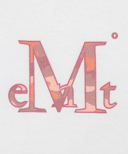 MUCENT(ムセント)の「A'GEM/9 × .kom 『MUCENT/ムセント』 MIOVE CAMO SIGNATURE LOGO LONG SLEEVE TEE/MIOVE カモロゴ長袖Tシャツ(Tシャツ/カットソー・レディース・ホワイト/ブラック×ピンク/ホワイト×ピンク/ブラック・FREE)」の12枚目の写真