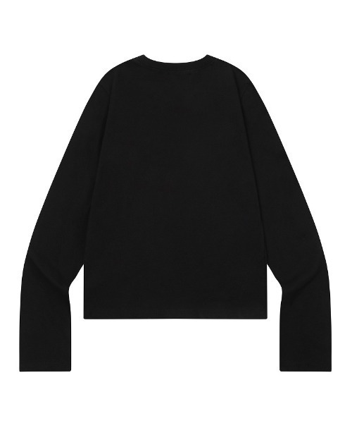 MUCENT(ムセント)の「A'GEM/9 × .kom 『MUCENT/ムセント』 MIOVE CAMO SIGNATURE LOGO LONG SLEEVE TEE/MIOVE カモロゴ長袖Tシャツ(Tシャツ/カットソー・レディース・ホワイト/ブラック×ピンク/ホワイト×ピンク/ブラック・FREE)」の8枚目の写真