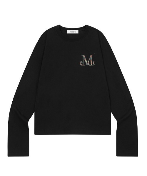 MUCENT(ムセント)の「A'GEM/9 × .kom 『MUCENT/ムセント』 MIOVE CAMO SIGNATURE LOGO LONG SLEEVE TEE/MIOVE カモロゴ長袖Tシャツ(Tシャツ/カットソー・レディース・ホワイト/ブラック×ピンク/ホワイト×ピンク/ブラック・FREE)」の21枚目の写真