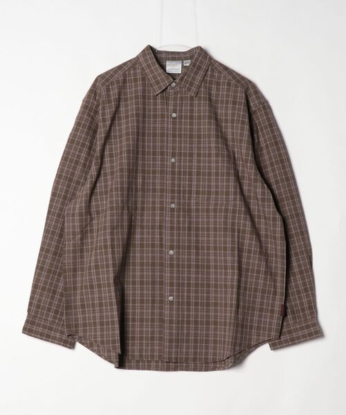 Gramicci（グラミチ）の「HEAVY WEIGHT CHECKERED SHIRT（シャツ/ブラウス・メンズ・パープル系その他/グリーン系その他/ピンク系その他・XL/2XL）」の2枚目の写真