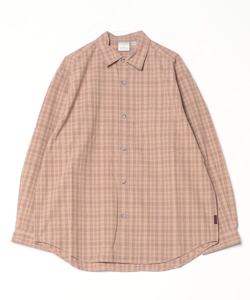 Gramicci（グラミチ）の「HEAVY WEIGHT CHECKERED SHIRT（シャツ/ブラウス・メンズ・パープル系その他/グリーン系その他/ピンク系その他・XL/2XL）」の3枚目の写真