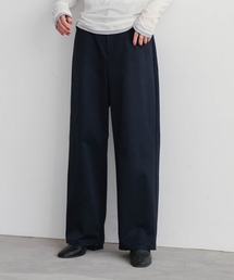 [低身長/高身長向けサイズ有]はっ水ストレッチチノストレートパンツ【サスティナブル】