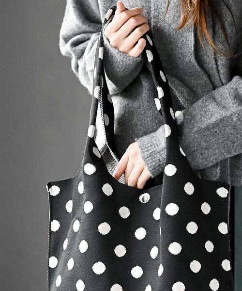 rps(アールピーエス)の「アソート柄ニットショルダーBAG(ショルダーバッグ・レディース・アイボリー/ブラック系その他2/ブラック系その他3・フリー)」の19枚目の写真