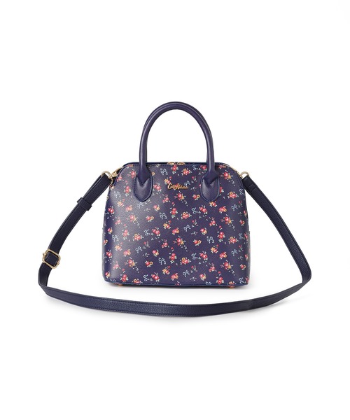 Cath Kidston(キャスキッドソン)の「2WAYプリントハンドバッグ Lace Sprigs(ハンドバッグ・レディース・ネイビー/アイボリー・FREE)」の12枚目の写真