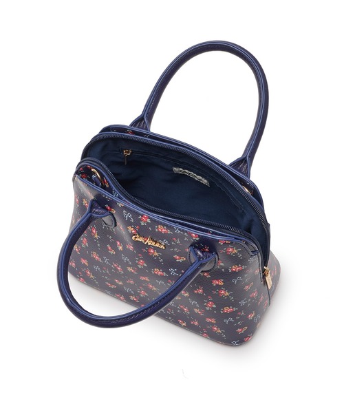 Cath Kidston(キャスキッドソン)の「2WAYプリントハンドバッグ Lace Sprigs(ハンドバッグ・レディース・ネイビー/アイボリー・FREE)」の14枚目の写真
