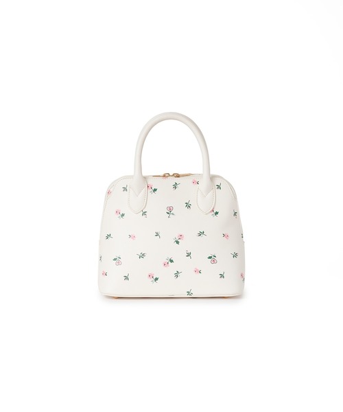 Cath Kidston(キャスキッドソン)の「2WAYプリントハンドバッグ Lace Sprigs(ハンドバッグ・レディース・ネイビー/アイボリー・FREE)」の16枚目の写真