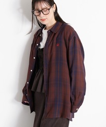 BEVERLY HILLS POLO CLUB（ビバリーヒルズポロクラブ）の「【BEVERLY HILLS POLO CLUB】ヨウリュウガーゼチェックシャツ〈低身長/高身長サイズ〉（シャツ/ブラウス）」