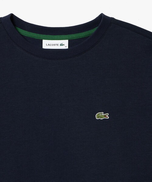 LACOSTE（ラコステ）の「裾ドローストリング ダブルフェイスプルオーバー（スウェット・レディース・ライトグレー/ダークネイビー・36/34/32/38）」の5枚目の写真