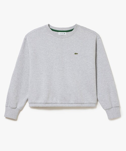 LACOSTE（ラコステ）の「裾ドローストリング ダブルフェイスプルオーバー（スウェット・レディース・ライトグレー/ダークネイビー・36/34/32/38）」の13枚目の写真