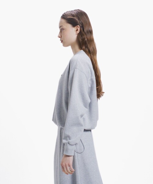LACOSTE（ラコステ）の「裾ドローストリング ダブルフェイスプルオーバー（スウェット・レディース・ライトグレー/ダークネイビー・36/34/32/38）」の14枚目の写真