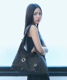 Eyelet Hobo Bag [KHAKI LEOPARD]
