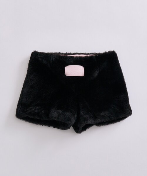 OLIVE des OLIVE(オリーブデオリーブ)の「【インフルエンサー企画】miko fur short pants(その他パンツ・レディース・ブラック/ピンク・FREE)」の2枚目の写真