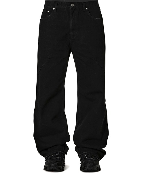 Openyard(オープンヤード)の「『Openyard/オープンヤード』DART WASHED FLARE PANTS/ダートウォッシュドフレアパンツ(その他パンツ・メンズ・ブラック・M/S/L)」の2枚目の写真