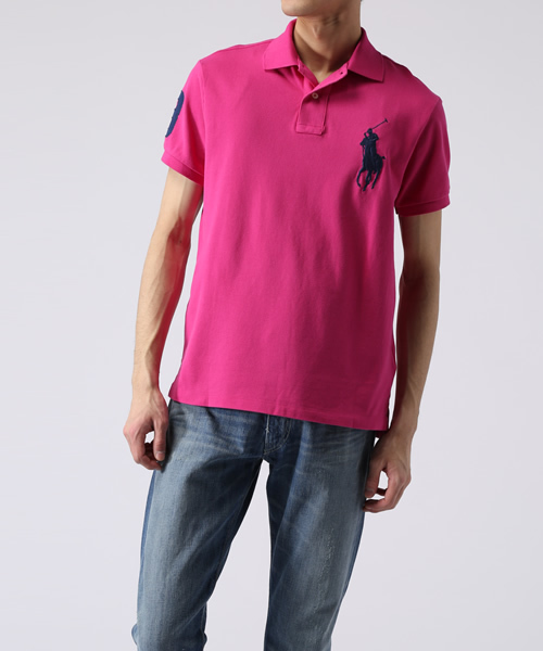 POLO RALPH LAUREN（ポロ ラルフ ローレン）の「スリムフィット Big Pony ポロシャツ（ポロシャツ・メンズ・ライトブルー/ブルー/ピンク/グリーン・X-SMALL/SMALL/MEDIUM/LARGE/XX-LARGE/X-LARGE）」の16枚目の写真