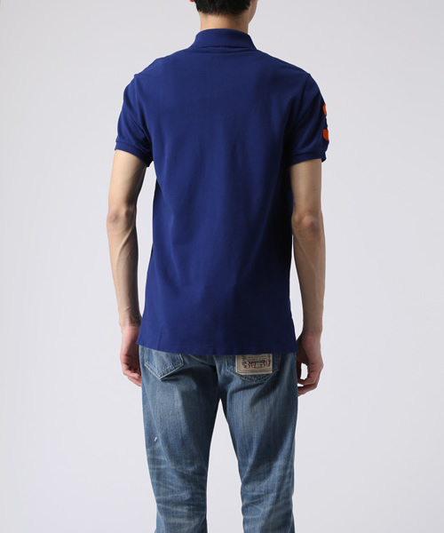 POLO RALPH LAUREN（ポロ ラルフ ローレン）の「スリムフィット Big Pony ポロシャツ（ポロシャツ・メンズ・ライトブルー/ブルー/ピンク/グリーン・X-SMALL/SMALL/MEDIUM/LARGE/XX-LARGE/X-LARGE）」の6枚目の写真