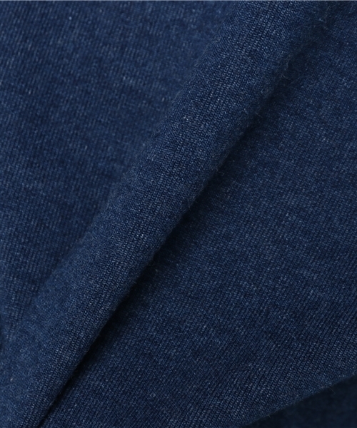 LBC（エルビーシー）の「カットデニム長袖プルオーバー                （Tシャツ/カットソー・レディース・ネイビー/ブルー・MEDIUM/LARGE）」の8枚目の写真