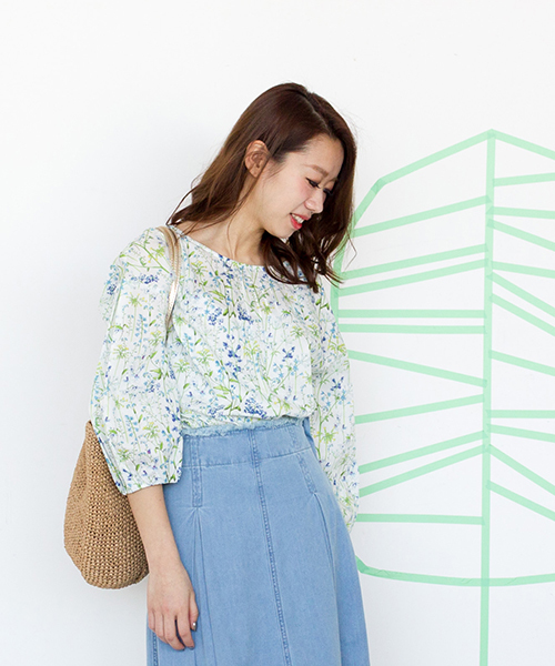 NATURAL BEAUTY BASIC（ナチュラルビューティーベーシック）の「【JJ 5月号掲載】ガーター編みペーパートートバッグ（トートバッグ・レディース・ブラック/ベージュ・ﾌﾘ-）」の10枚目の写真