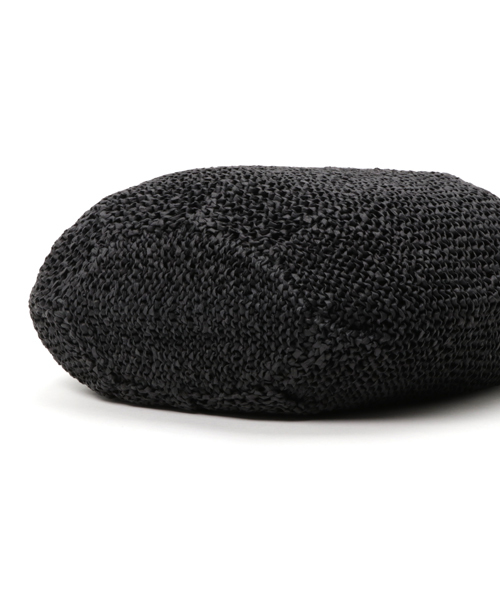 NATURAL BEAUTY BASIC（ナチュラルビューティーベーシック）の「【JJ 5月号掲載】ガーター編みペーパートートバッグ（トートバッグ・レディース・ブラック/ベージュ・ﾌﾘ-）」の6枚目の写真