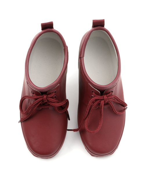 Piedi Nudi（ピエディヌーディ）の「レースアップ レインショートブーツ（レインシューズ・レディース・ワインレッド/ネイビー/グリーン/ライトグレー/カーキ/ワイン・L/LL/M/S）」の10枚目の写真