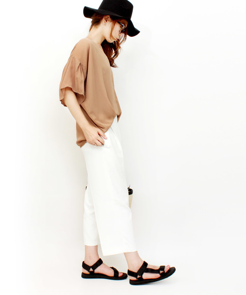 Fashion Letter(ファッションレター)の「スポーツサンダル / ベルクロ(サンダル・レディース・グレー/ホワイト/カモフラージュ/ブラック/ブルー系その他/ホワイト系その他/ネイビー/カーキ/パープル/イエロー・L/M)」の11枚目の写真