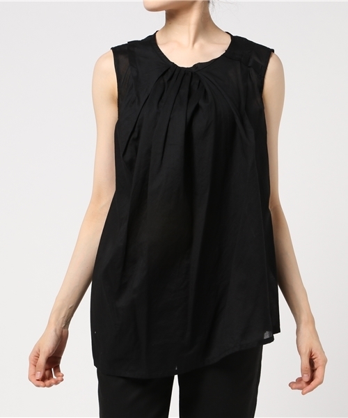 ZUCCa（ズッカ）の「コットンローン（タンクトップ・レディース・ホワイト/ブラック/ブルー・M/M size）」の18枚目の写真